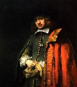 REMBRANDT Harmenszoon van Rijn Portrat des Jan Six painting